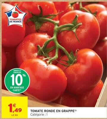 TOMATE RONDE EN GRAPPE