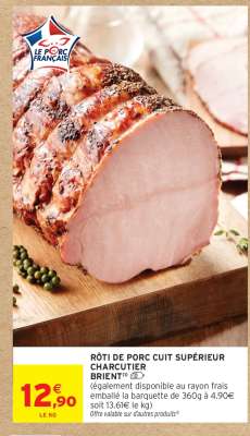 RÔTI DE PORC CUIT SUPÉRIEUR CHARCUTIER
