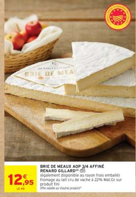 BRIE DE MEAUX AOP 3/4 AFFINÉ RENARD GILLARD