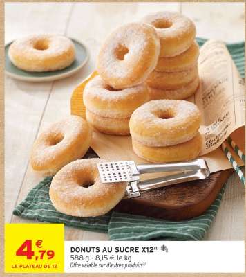 DONUTS AU SUCRE X12