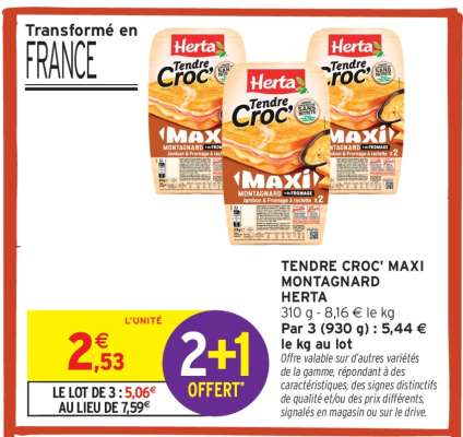 TENDRE CROC' MAXI MONTAGNARD HERTA