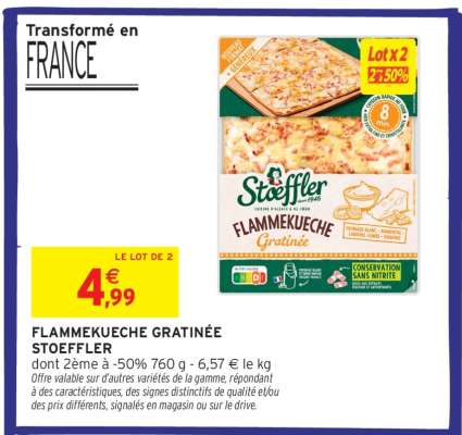 FLAMMEKUECHE GRATINÉE STOEFFLER