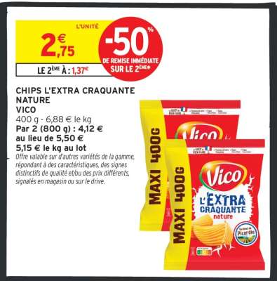 CHIPS L'EXTRA CRAQUANTE NATURE