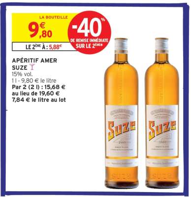 Apéritif Amer Suze