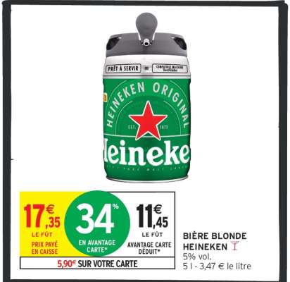 Bière Blonde Heineken*
