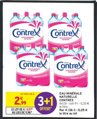 Eau Minérale Naturelle Contrex