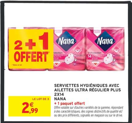 Nana Serviettes Hygiéniques