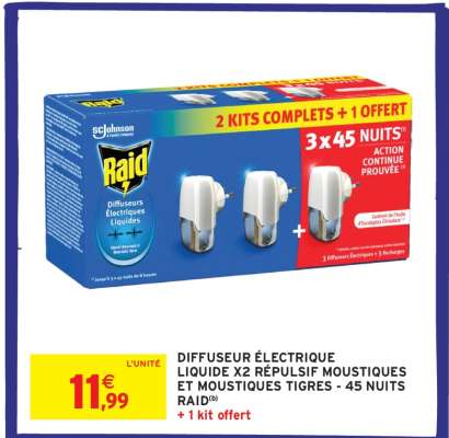 RAID Diffuseur Électrique Liquide