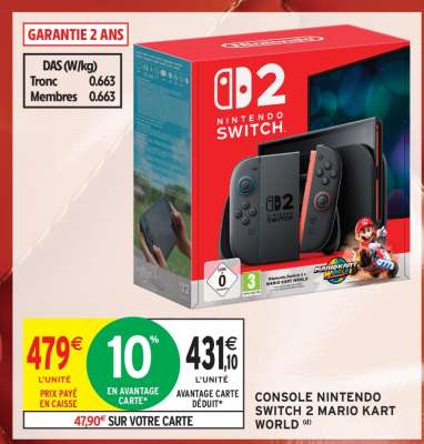 Console Nintendo Switch 2 + Mario Kart World