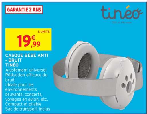 CASQUE BÉBÉ ANTI-BRUIT