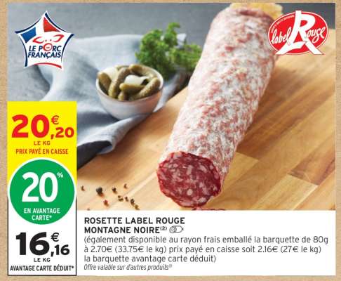 Rosette Label Rouge Montagne Noire