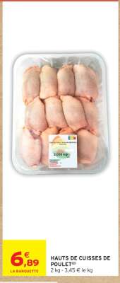 Hauts de cuisses de poulet