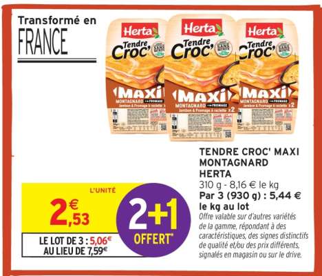 TENDRE CROC' MAXI MONTAGNARD HERTA