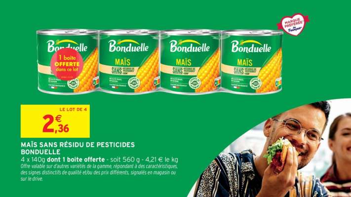 Maïs Sans Résidu De Pesticides Bonduelle