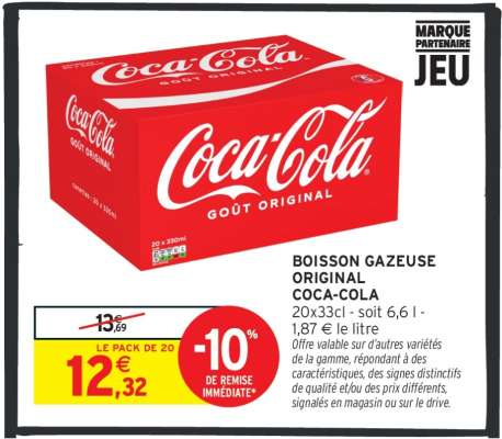 BOISSON GAZEUSE ORIGINAL COCA-COLA