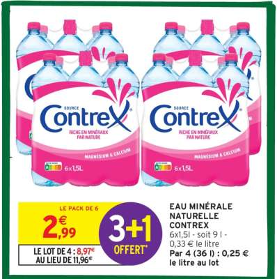 Eau Minérale Naturelle Contrex