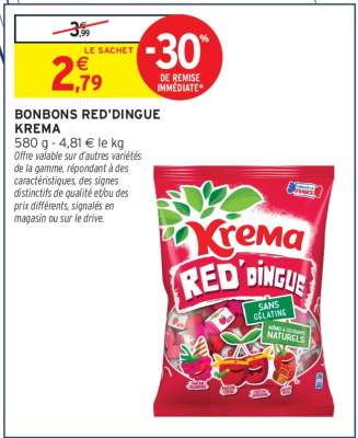 Bonbons Red'dingue Krema
