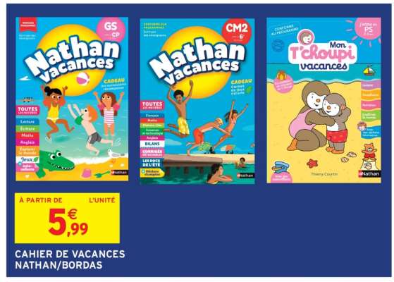 Cahier de Vacances Nathan/Bordas