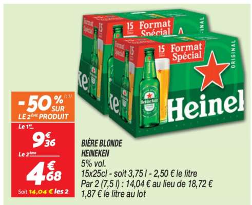 Bière Blonde Heineken*