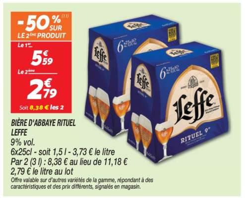 Bière d'Abbaye Rituel Leffe