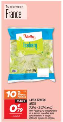LAITUE ICEBERG