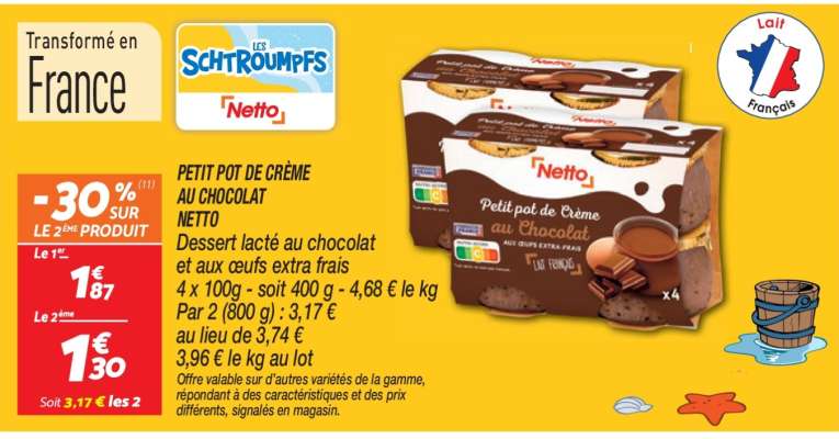 PETIT POT DE CRÈME AU CHOCOLAT NETTO