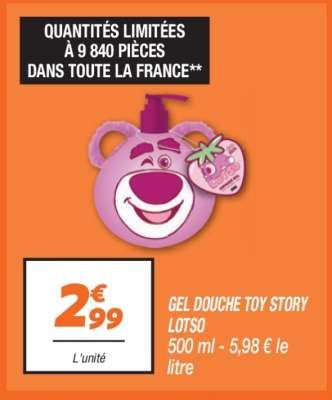 GEL DOUCHE TOY STORY LOTSO