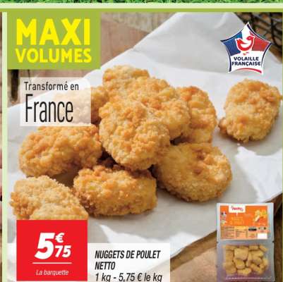 Nuggets de Poulet Netto