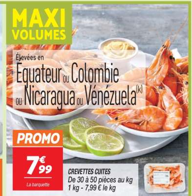 CREVETTES CUITES