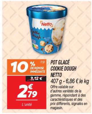 POT GLACÉ COOKIE DOUGH NETTO