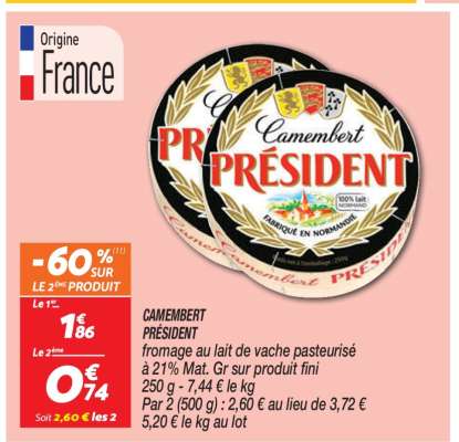 Camembert Président
