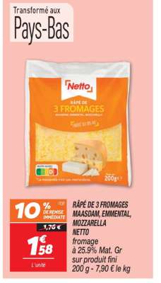 Râpé de 3 Fromages