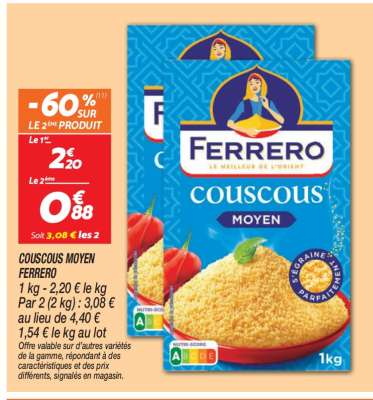 Couscous Moyen Ferrero