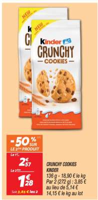 CRUNCHY COOKIES “KINDER”
