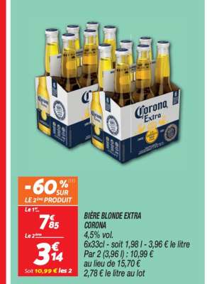 BIÈRE BLONDE EXTRA CORONA