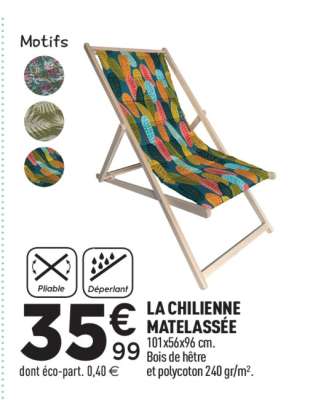 LA CHILIENNE MATELASSÉE