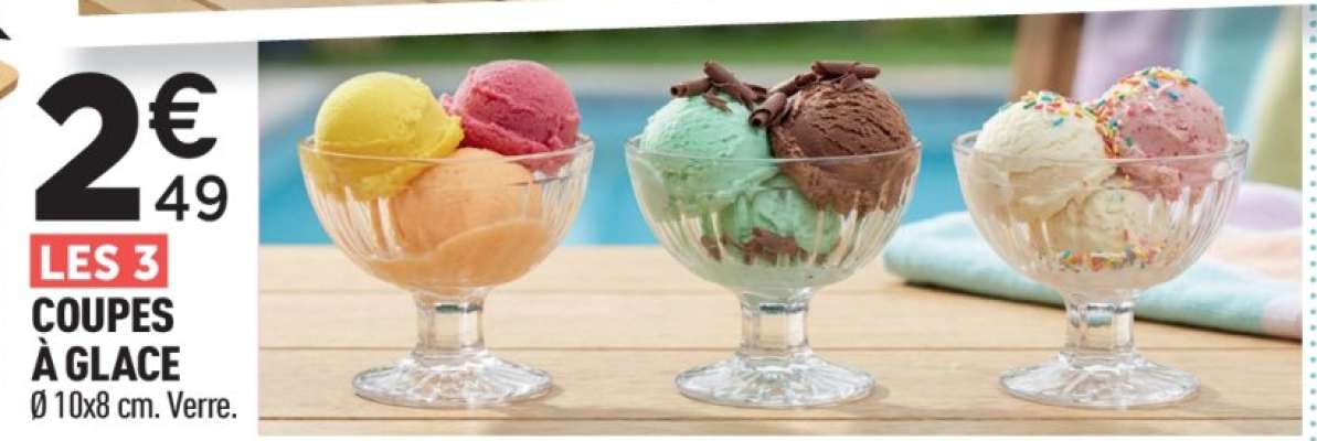 LES 3 COUPES À GLACE