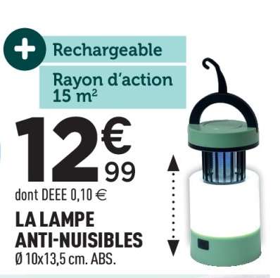 LA LAMPE ANTI-NUISIBLES