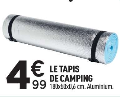 LE TAPIS DE CAMPING