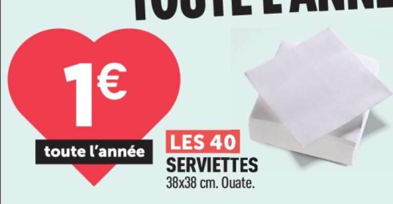 LES 40 SERVIETTES
