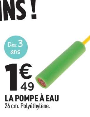 LA POMPE À EAU