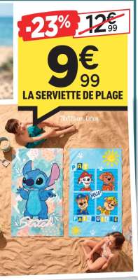 LA SERVIETTE DE PLAGE