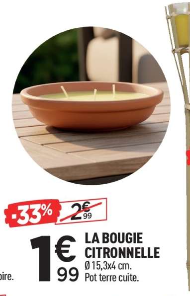 LA BOUGIE CITRONNELLE