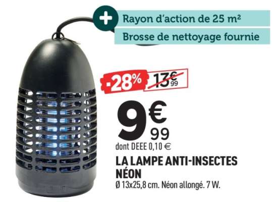 LA LAMPE ANTI-INSECTES NÉON
