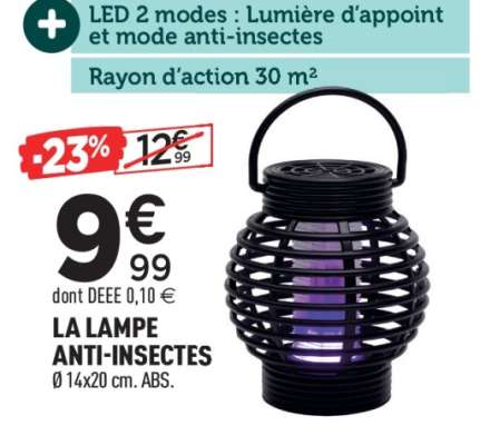 LA LAMPE ANTI-INSECTES