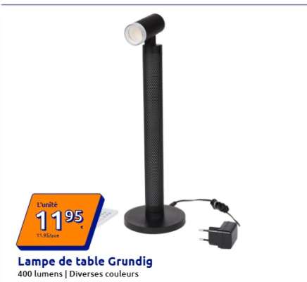 Lampe de table Grundig