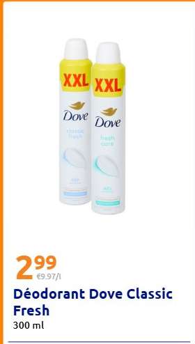 Déodorant Dove Classic Fresh