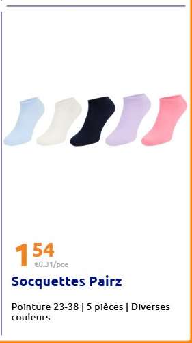Socquettes Pairz
