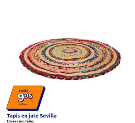Tapis en jute Sevilla