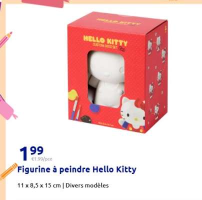 Figurine à peindre Hello Kitty
